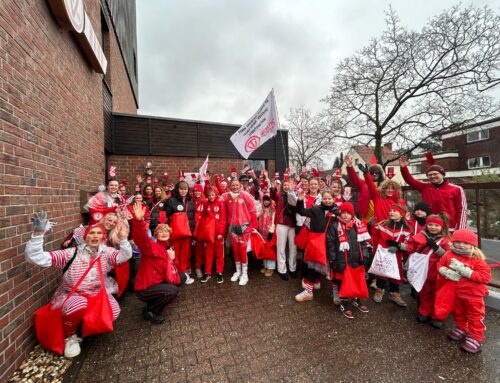 Der Achtzehn sportlich unterwegs beim Veilchendienstagszug
