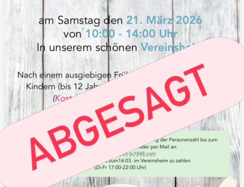 🐣 Absage unserer Osteraktion im 18 🐰