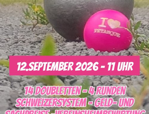 5. Sparkassenturnier auf die Boule Anlage
