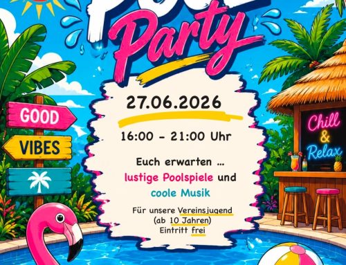 🎉 Poolparty für unsere Vereinsjugend